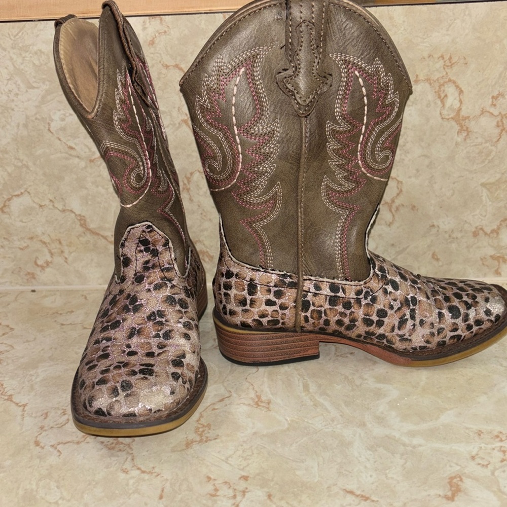 Toddler Girl Roper boots